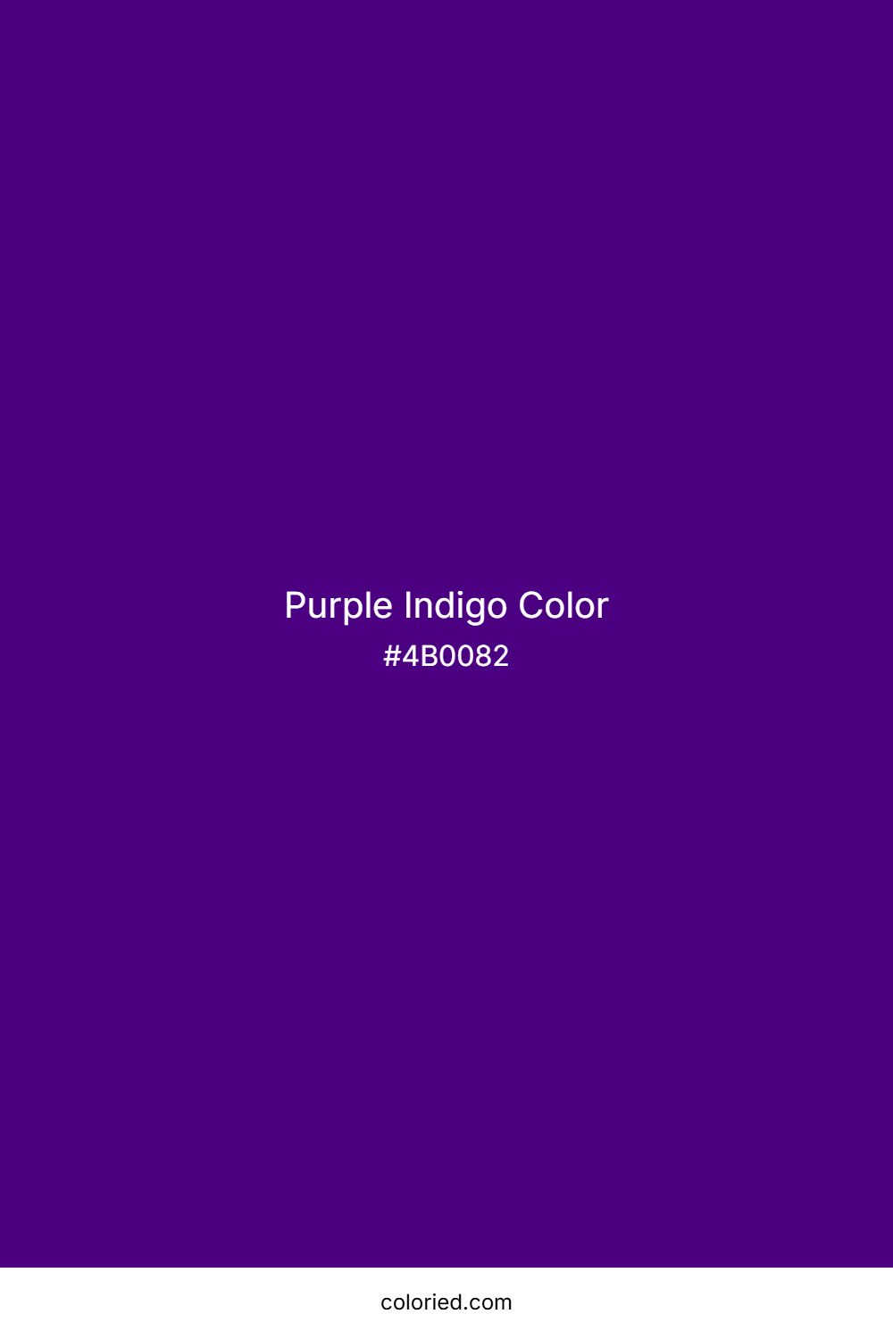 Purple Indigo Color