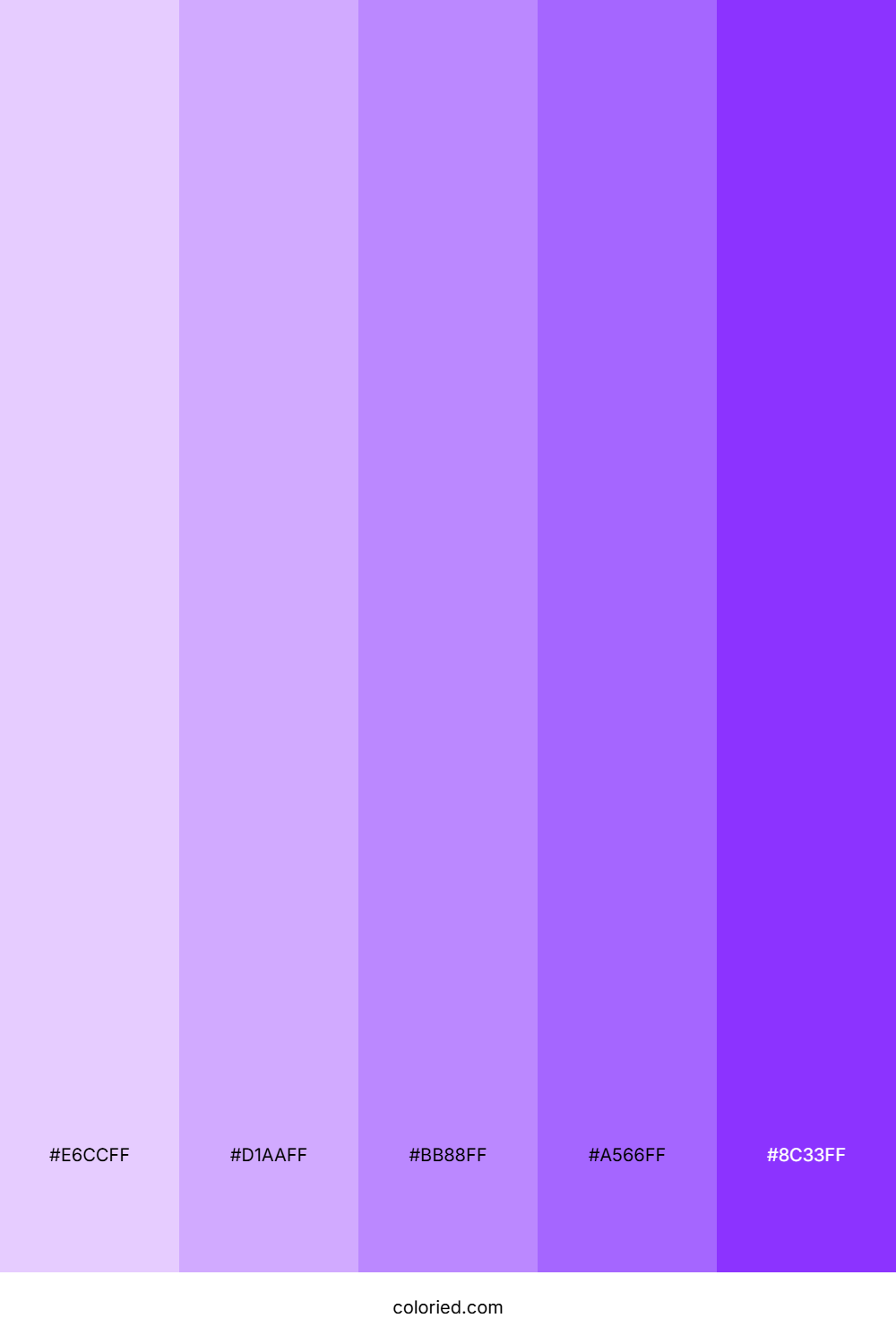 Purple Light Color Palette
