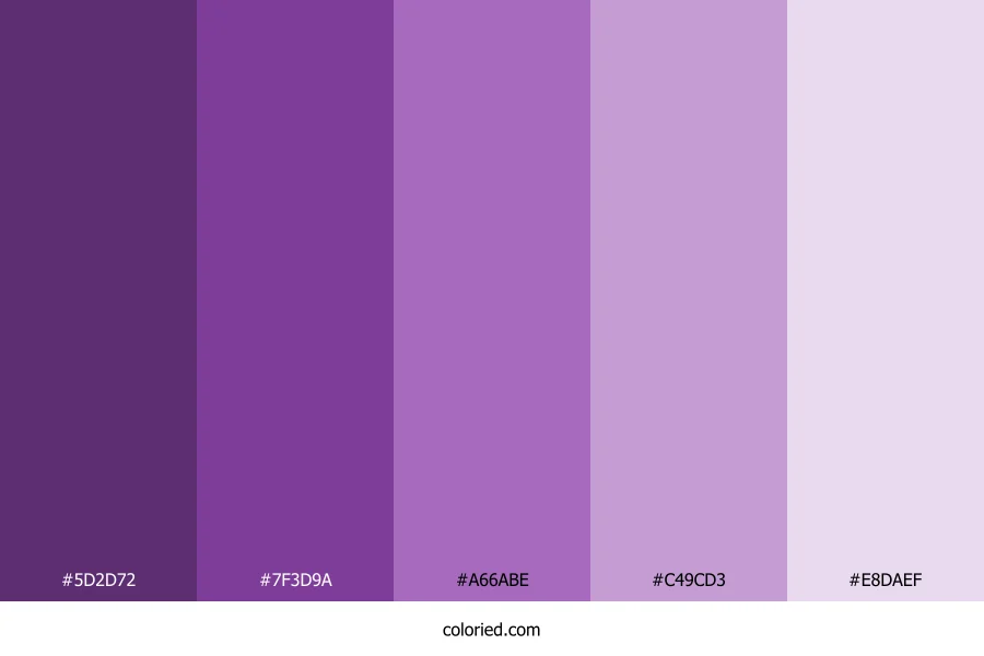 Purple Orchid Color Palette