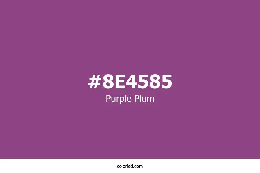 Purple Plum Color Hex Code