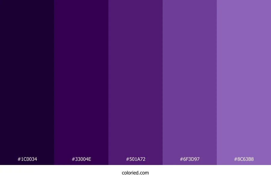 Purple Space Color Palette