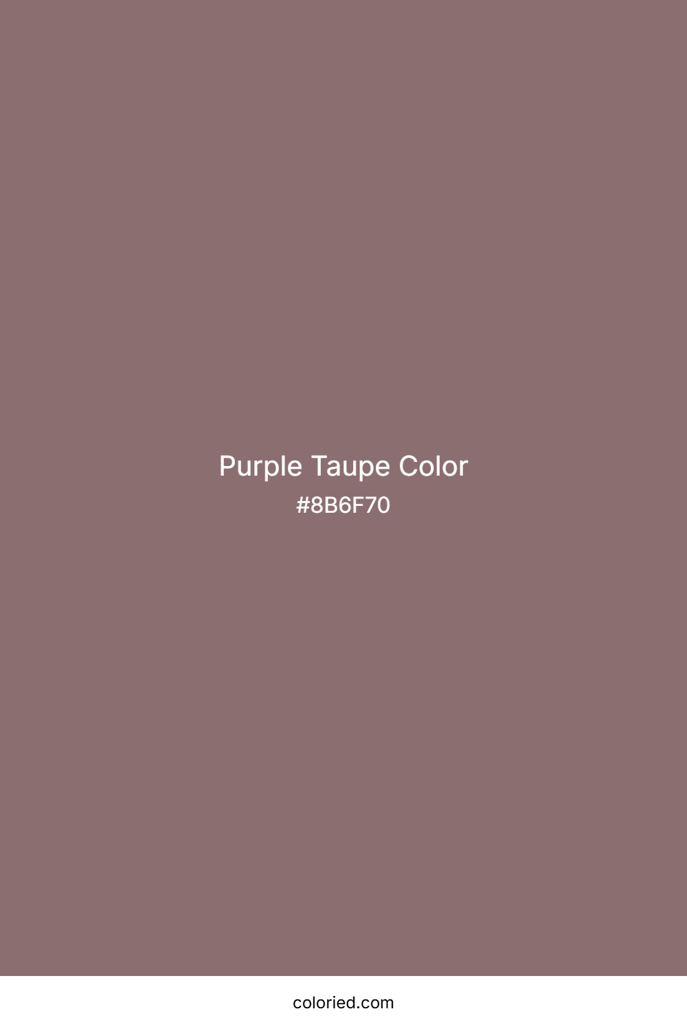 Purple Taupe Color