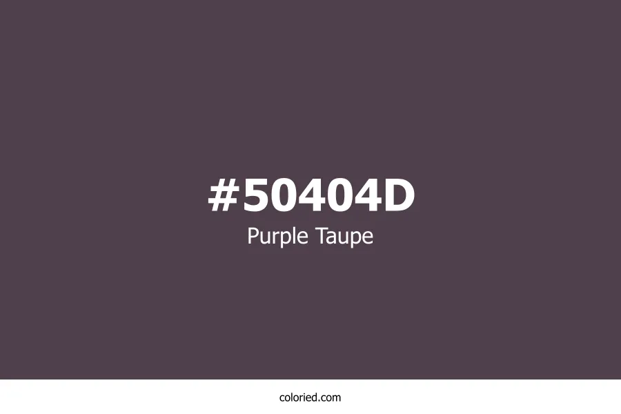 Purple Taupe Color