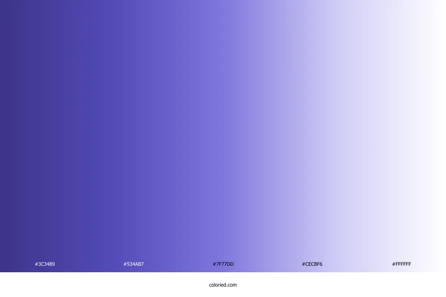 Purple to White Gradient