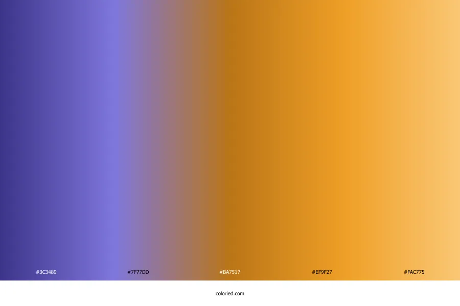 Purple to Yellow Gradient