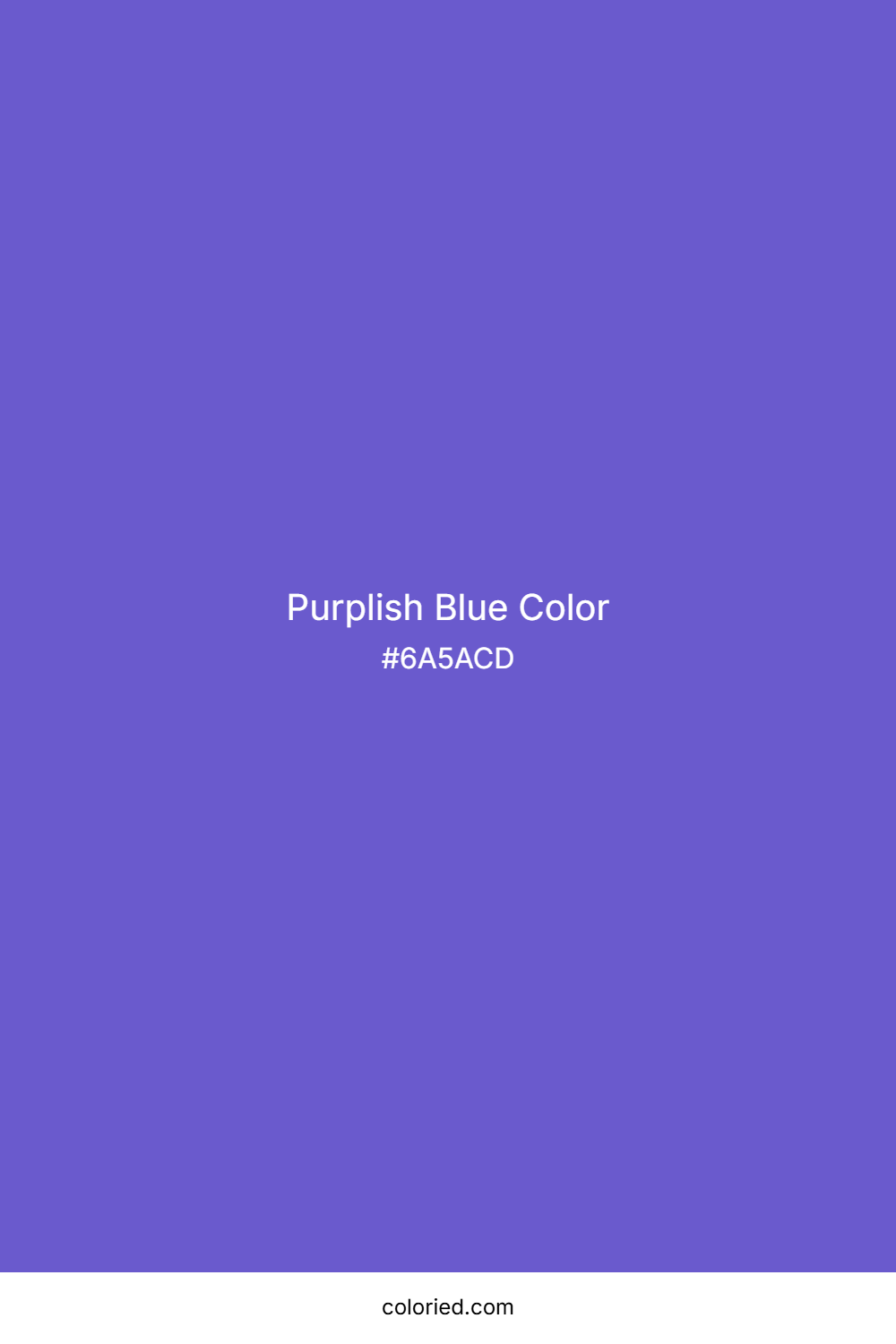Purplish Blue Color