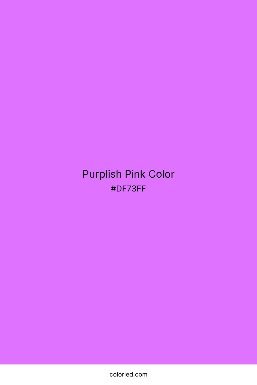 Purplish Pink Color