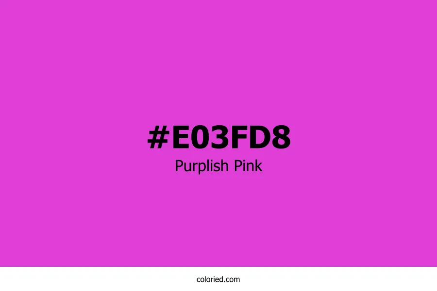 Purplish Pink Color Hex Code