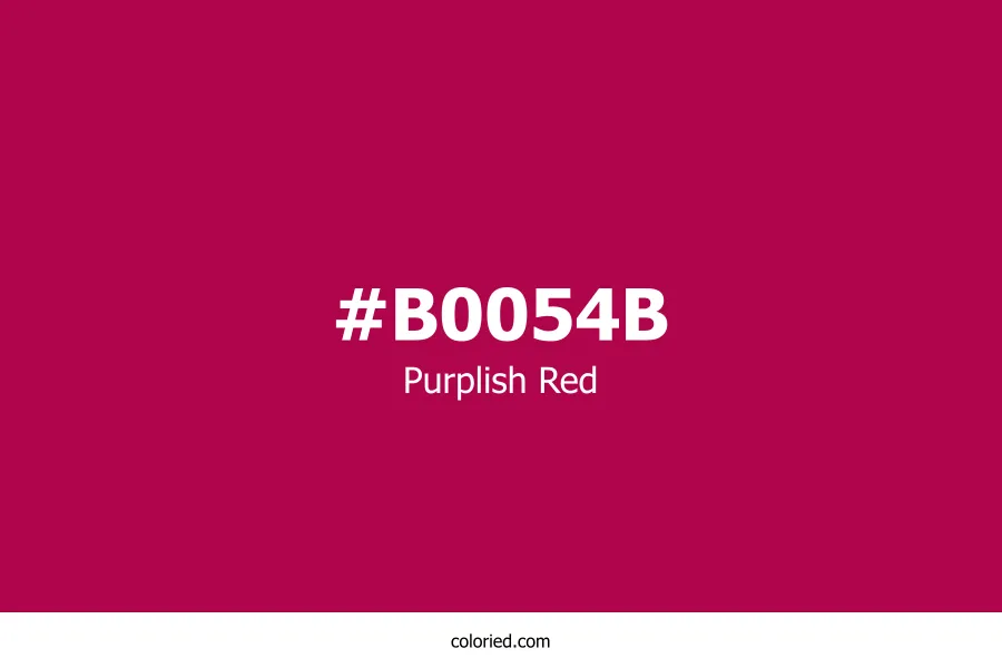 Purplish Red Color Hex Code