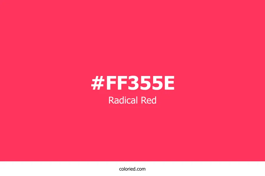 Radical Red Color