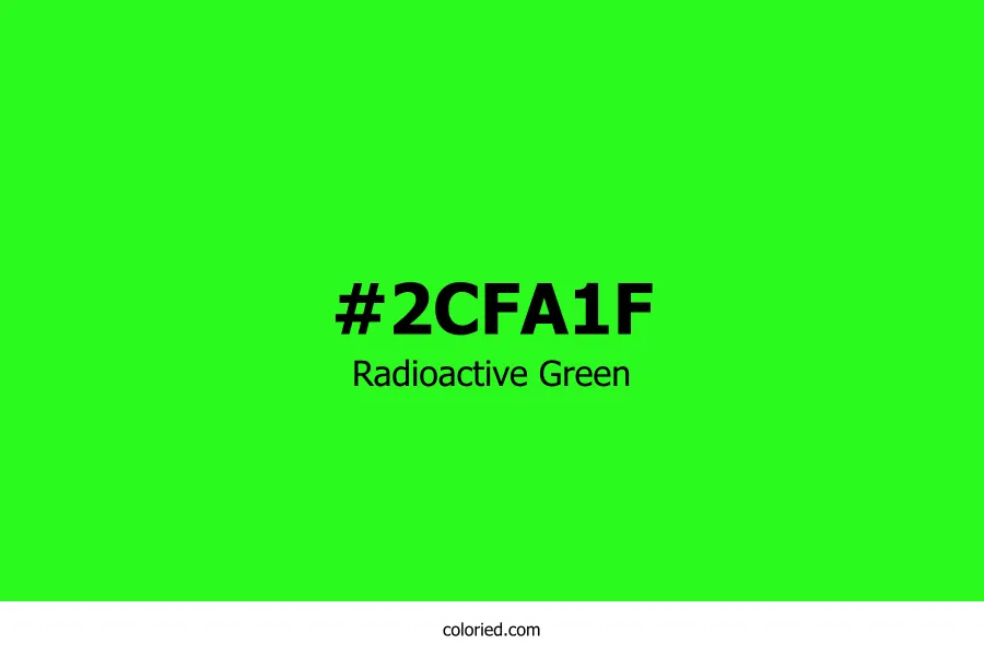Radioactive Green Color