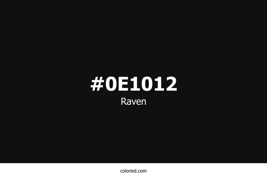 Raven Color Hex Code