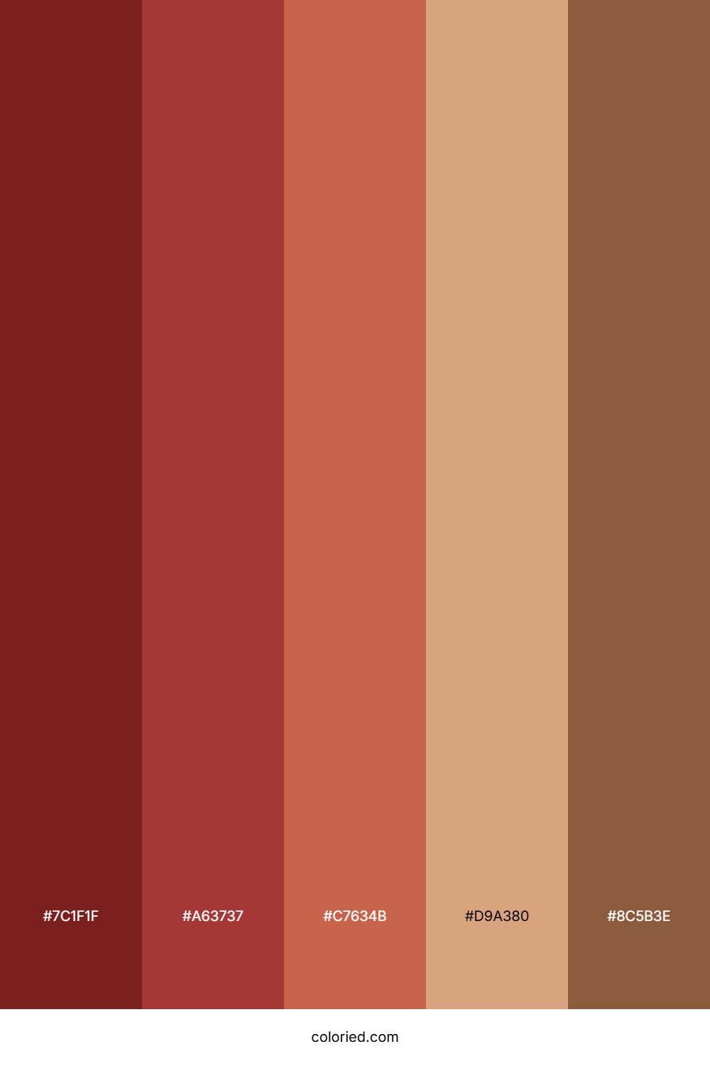 Red and Brown Color Palette