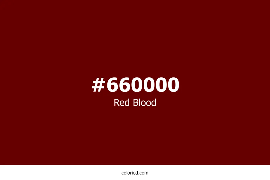 Red Blood Color