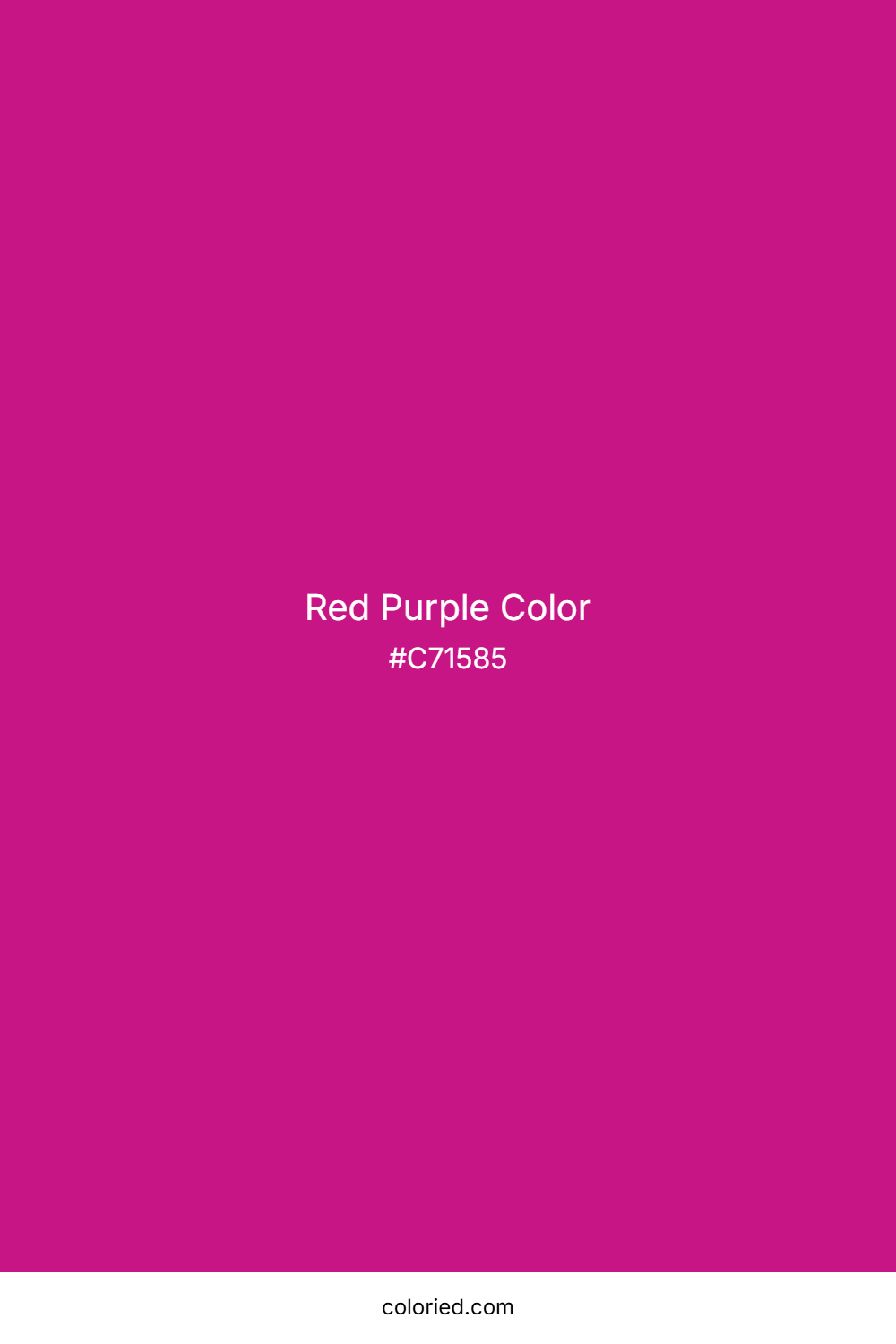 Red Purple Color