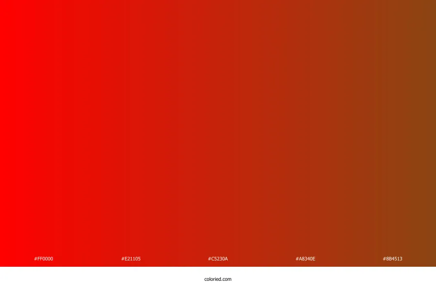 Red to Brown Gradient