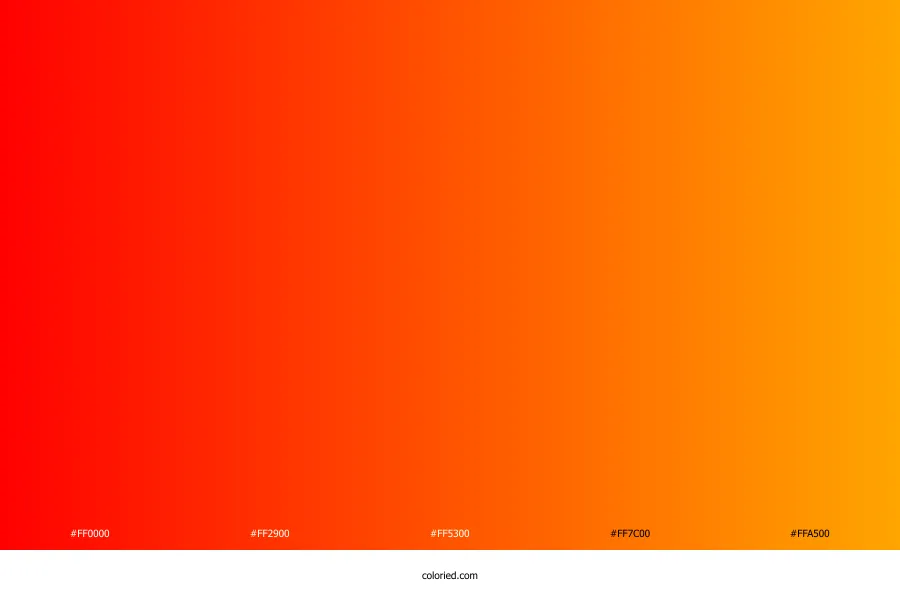 Red to Orange Gradient