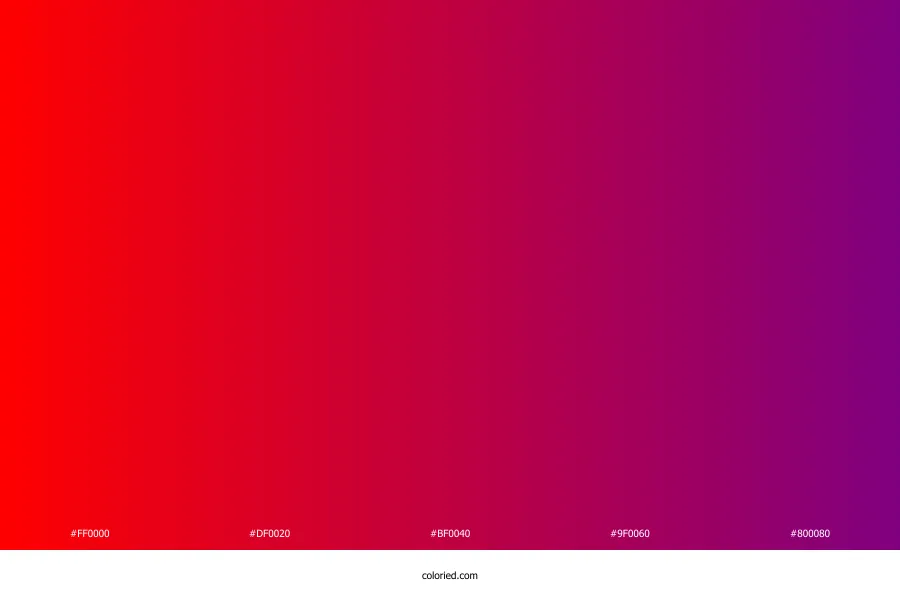 Red to Purple Gradient