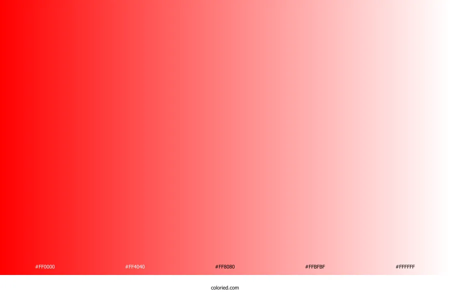 Red to White Gradient