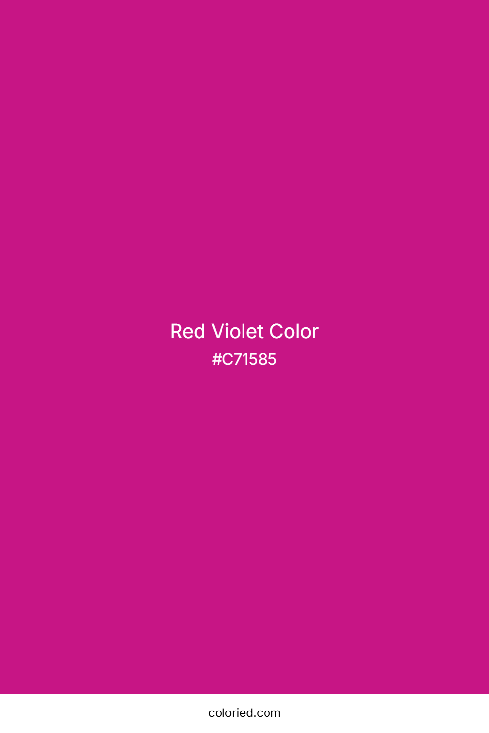 Red Violet Color