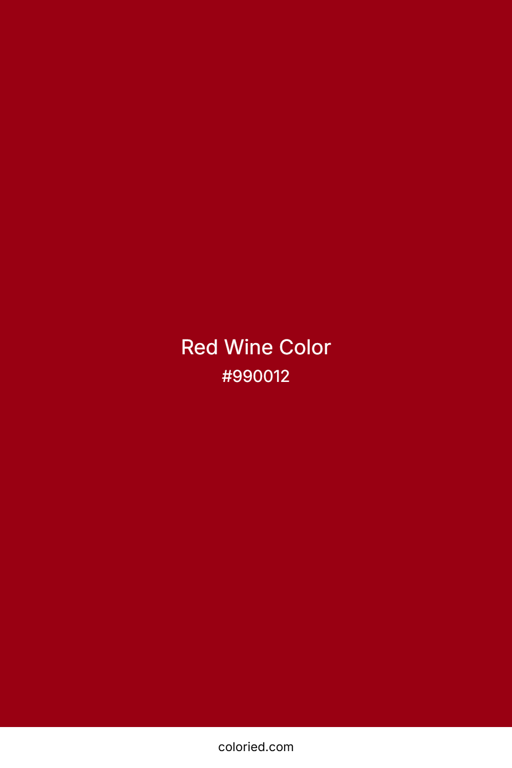 Red Wine Color