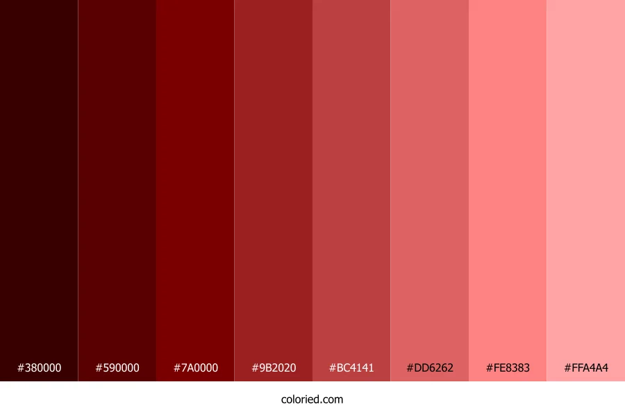 Reddish Brown Shades