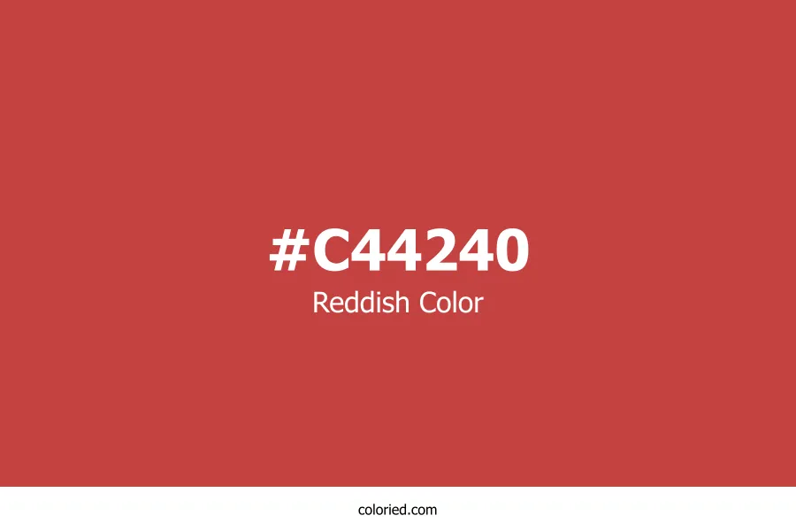 Reddish Color Color Hex Code