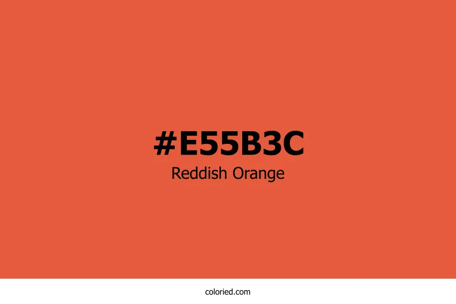 Reddish Orange Color Hex Code