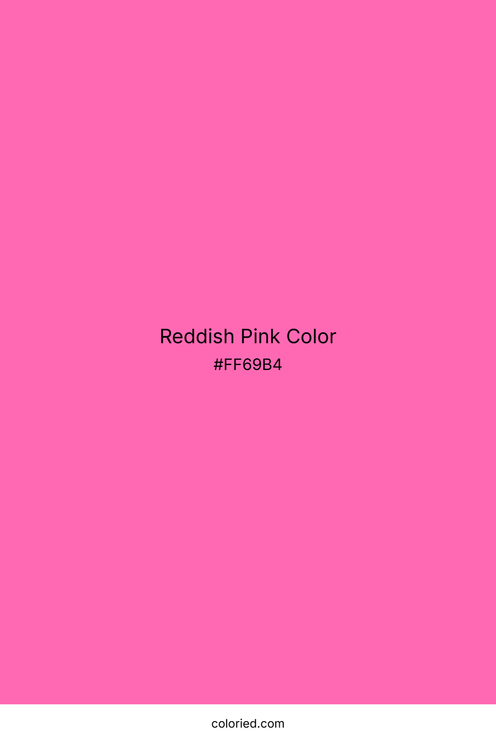 Reddish Pink Color