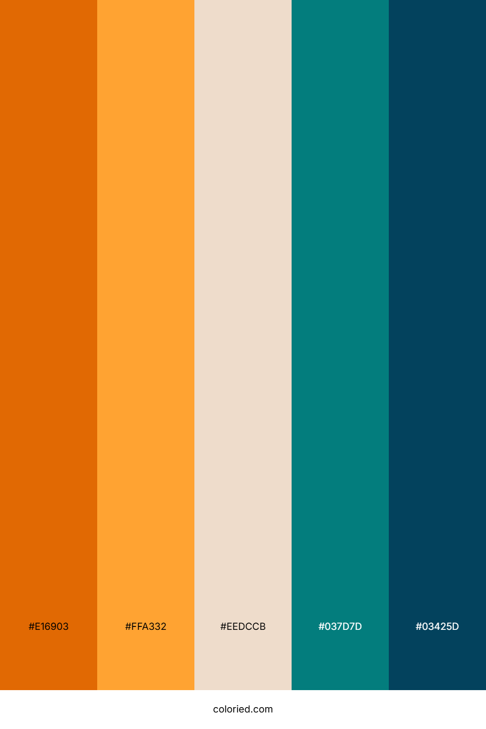Reef Waves Glow Color Palette
