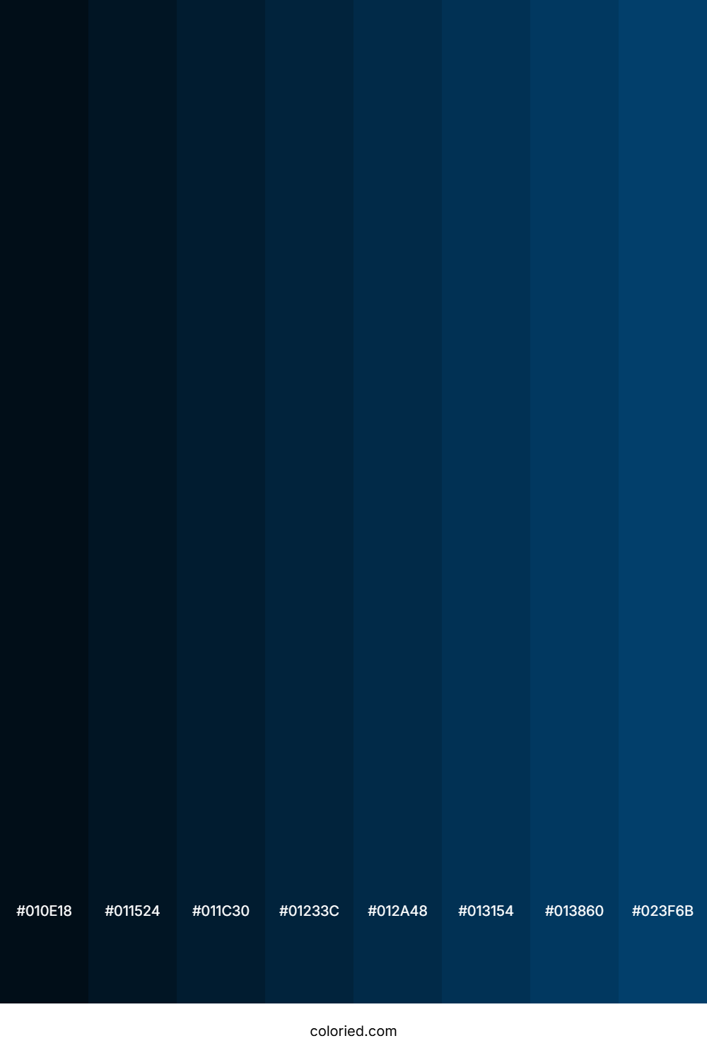 Regal Blue Color Shades