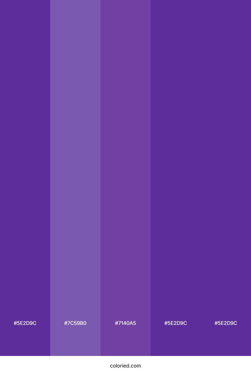 Regal Violet Trio Color Palette