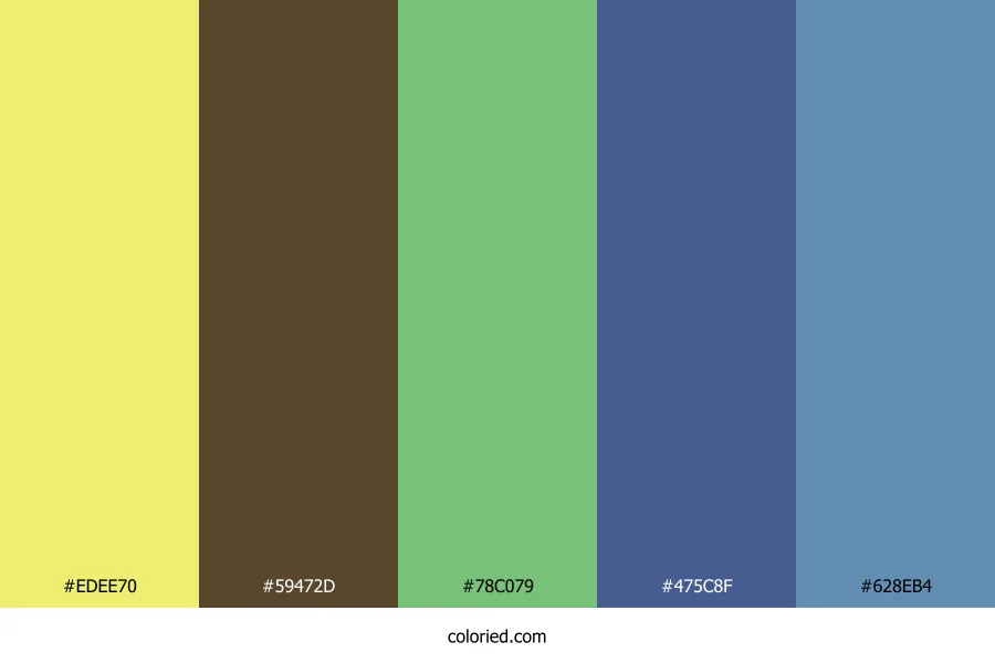 Retro Coastal Glow Color Palette