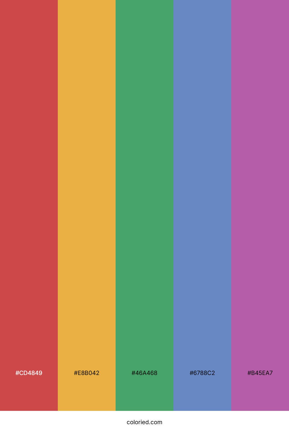 Retro Fiesta Glow Color Palette