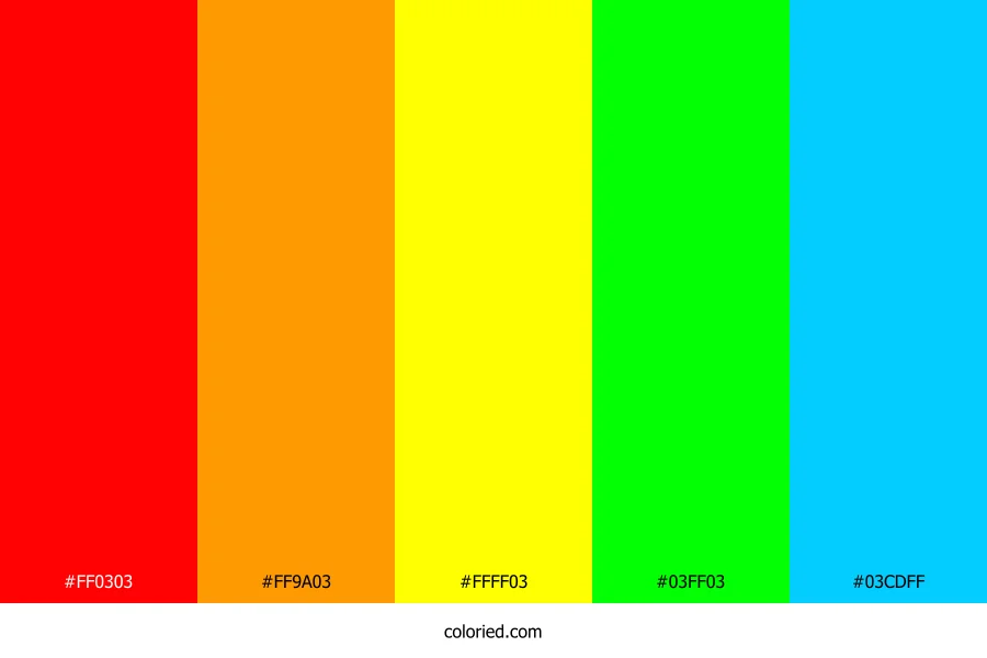 Retro Video Game Color Palette