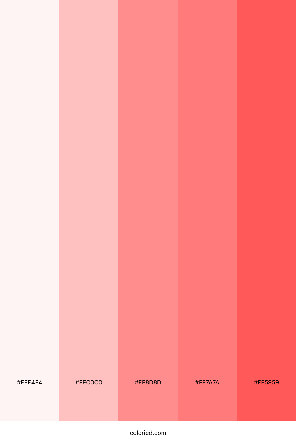 Rose And Coral Color Palette