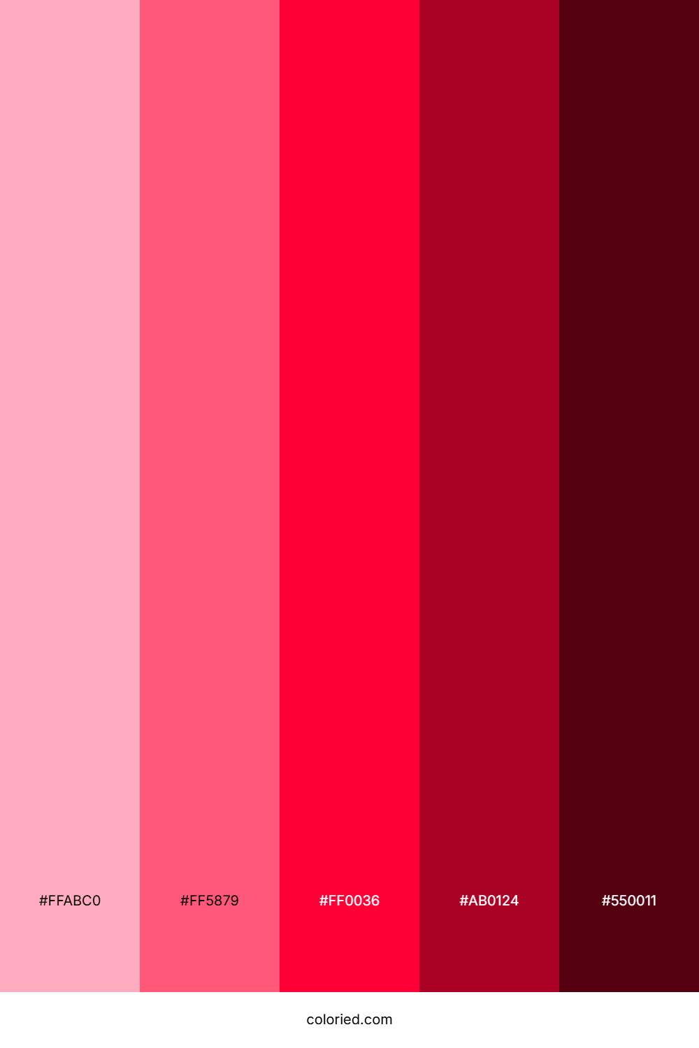 Rose and Crimson Color Palette