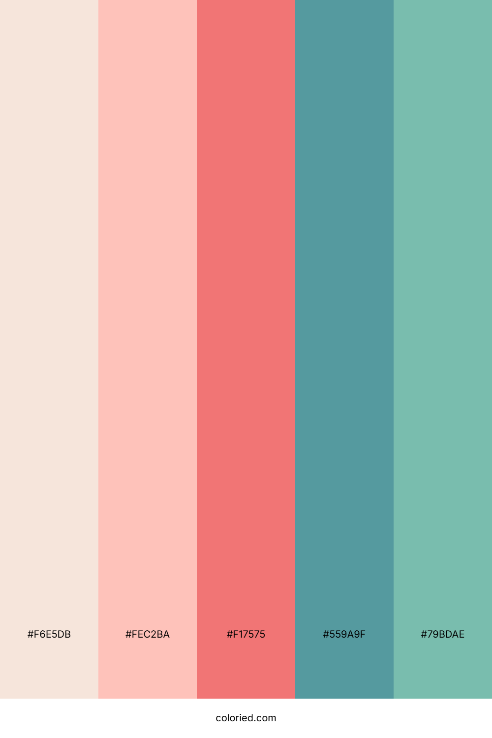 Rose Gold Citrus Color Palette