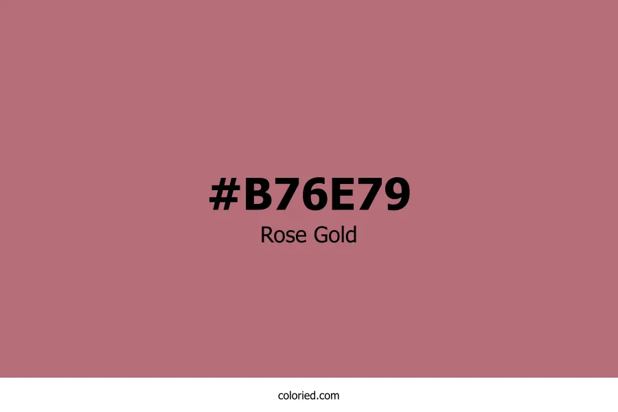 Rose Gold Color Hex Code
