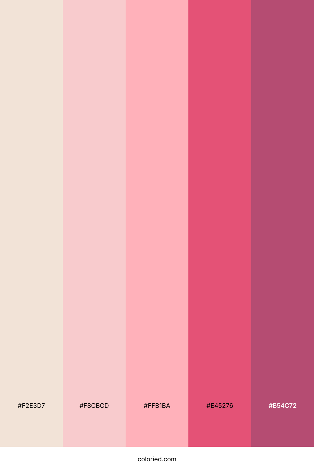 Rose Petal Glow Color Palette
