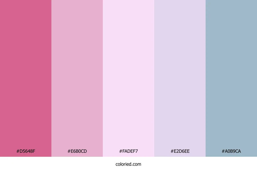 Rose Petal Lavender Color Palette