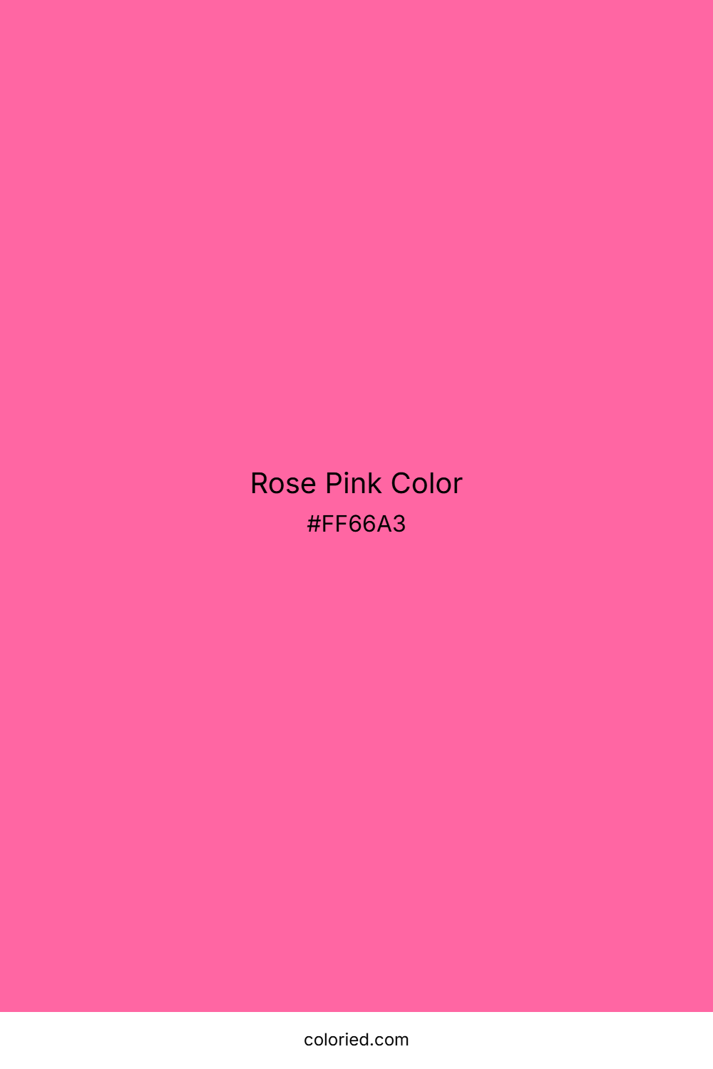 Rose Pink Color