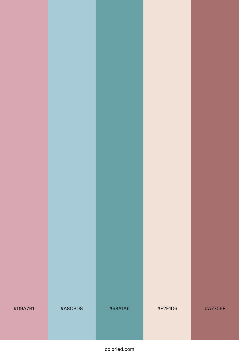 Rose Quartz Breeze Color Palette