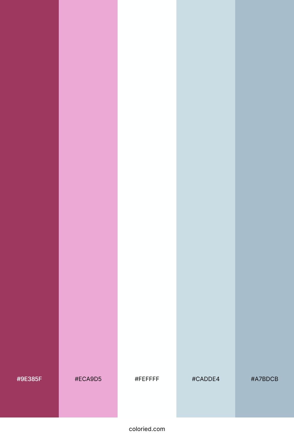 Rose Quartz Sky Color Palette