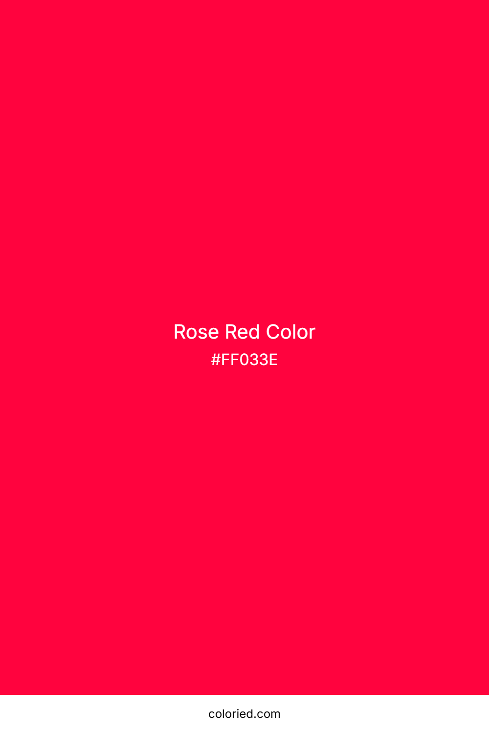 Rose Red Color