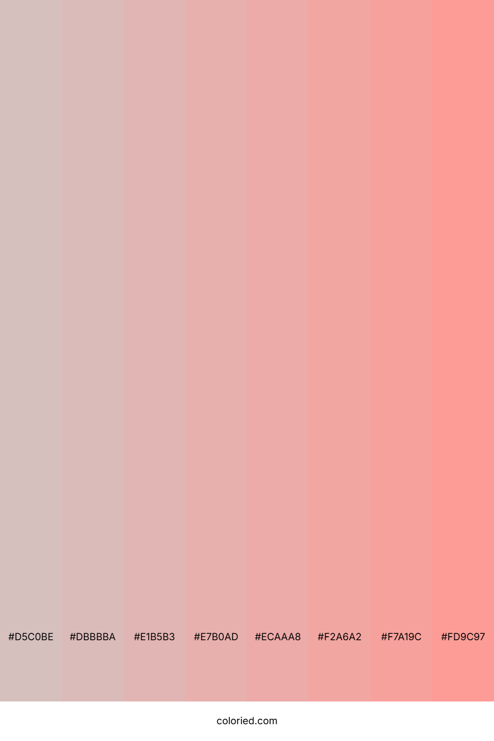 Rose Tones Color Shades