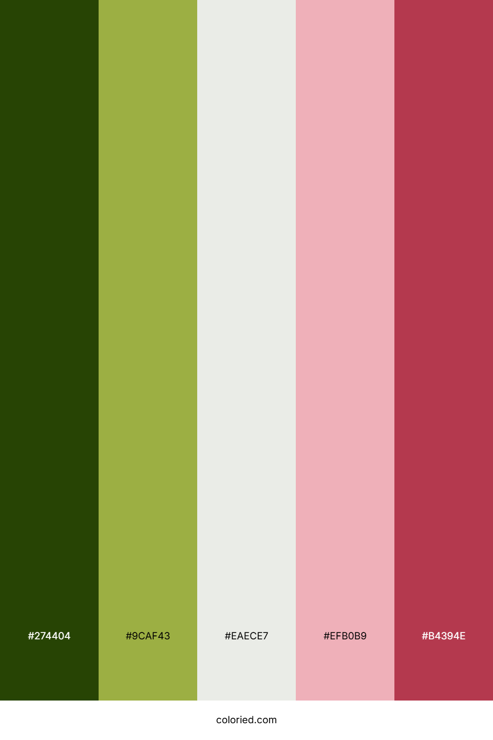Rose Vine Meadow Color Palette