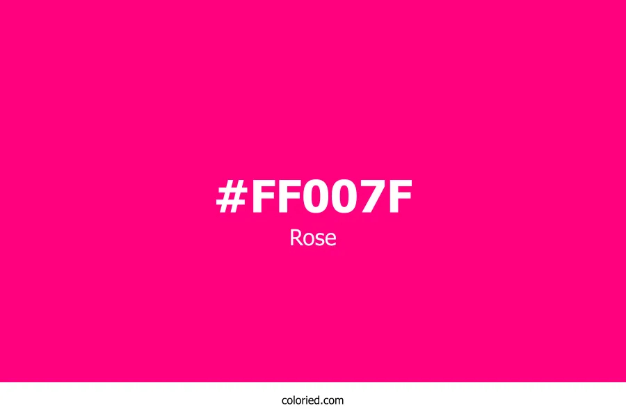 Rose Color Hex Code