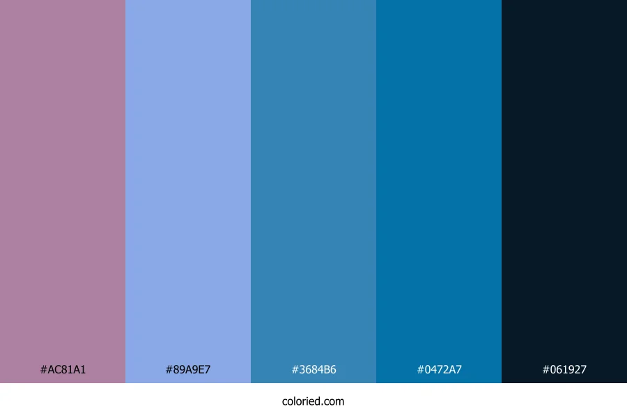 Rosewater Sky Drift Color Palette