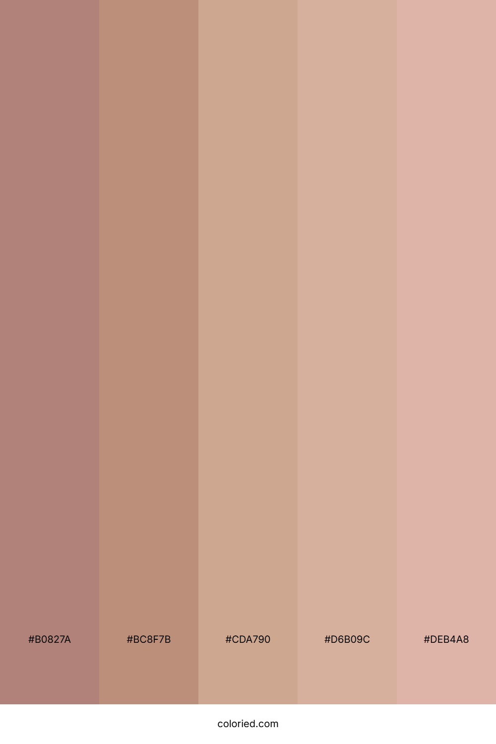 Rosewood and Sand Color Palette